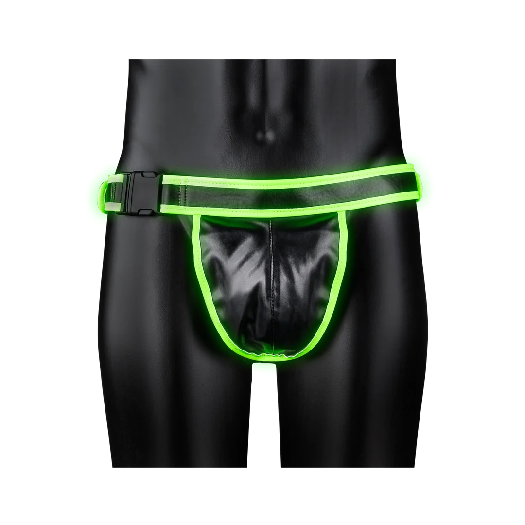 Jockstrap Ouch! con fibbia e dettagli fluorescenti - immagine 4