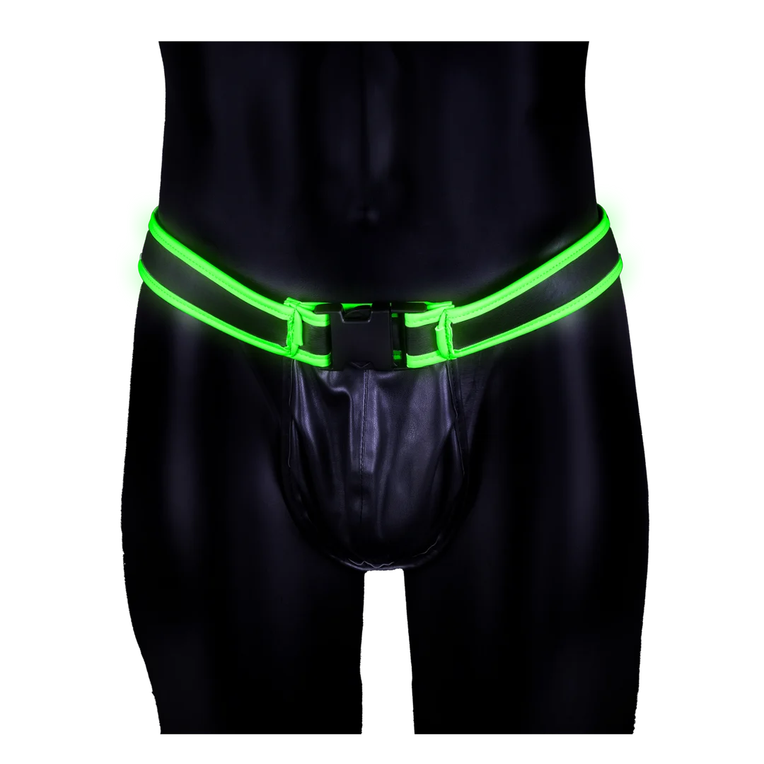 Jockstrap Ouch! con fibbia e dettagli fluorescenti - immagine 10