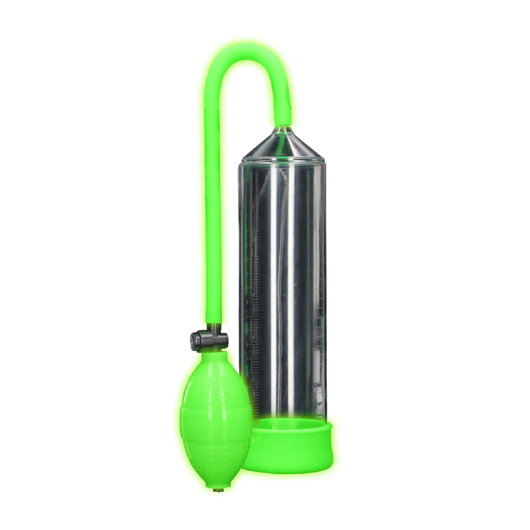 Pompa per pene Ouch! Classic fosforescente al buio - immagine 3