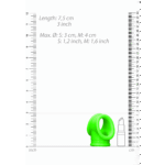 Anello fallico con fascia per i testicoli – Glow in the Dark - immagine 4