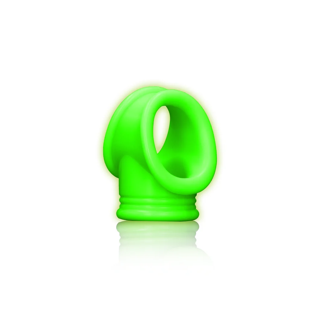 Anello fallico con fascia per i testicoli – Glow in the Dark - immagine 3