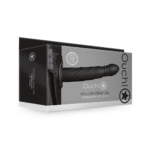 Ouch! Twisted Hollow Strap On 20 cm nero