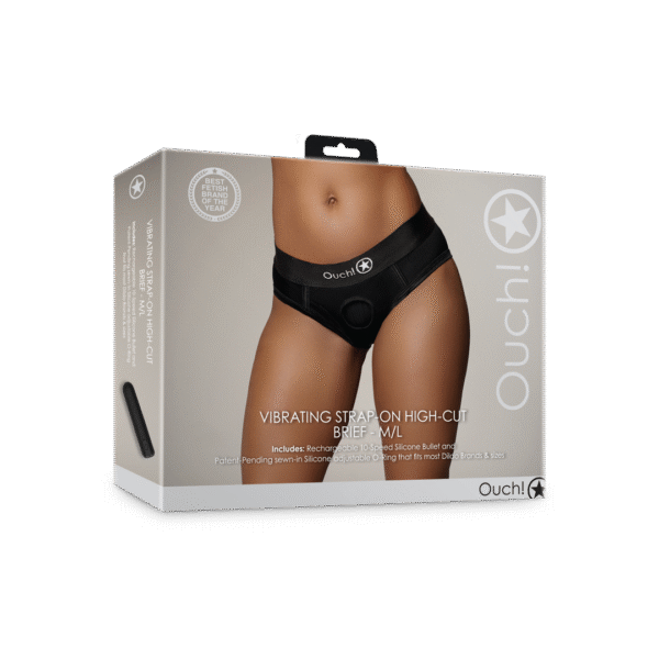 Boxer con strap on vibrante Ouch!