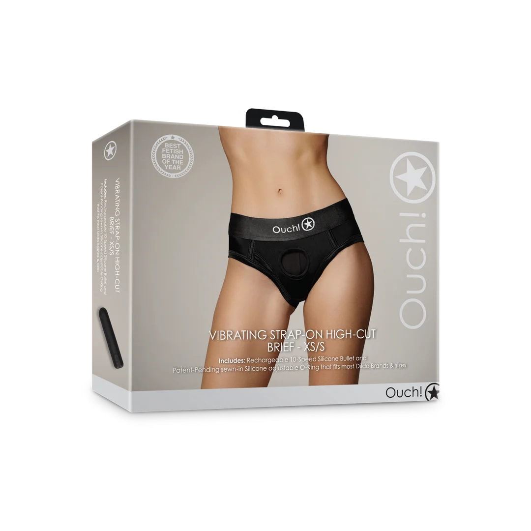 Boxer con strap on vibrante Ouch! - immagine 13