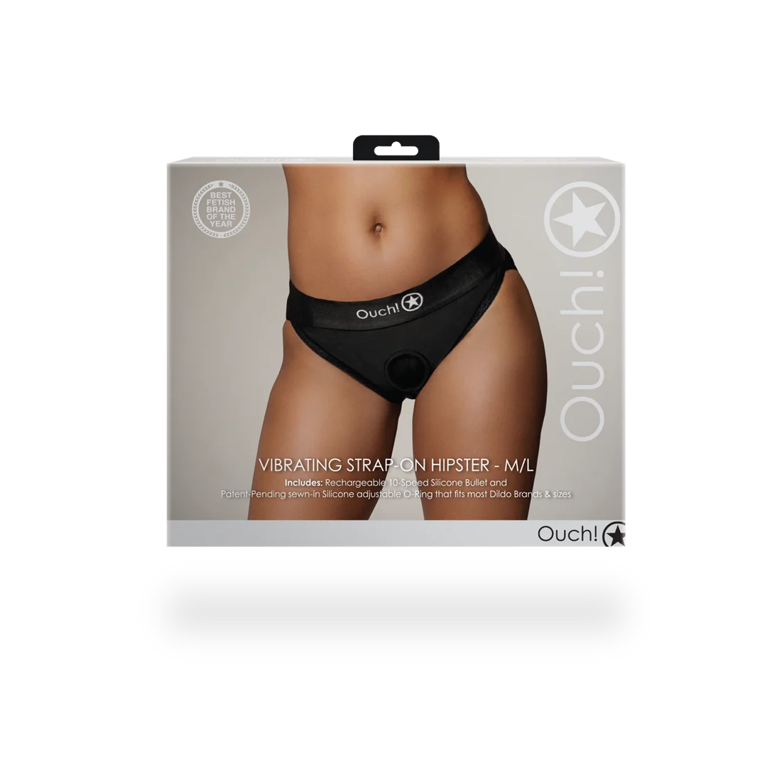 Slip hipster strap on vibrante Ouch! - immagine 2