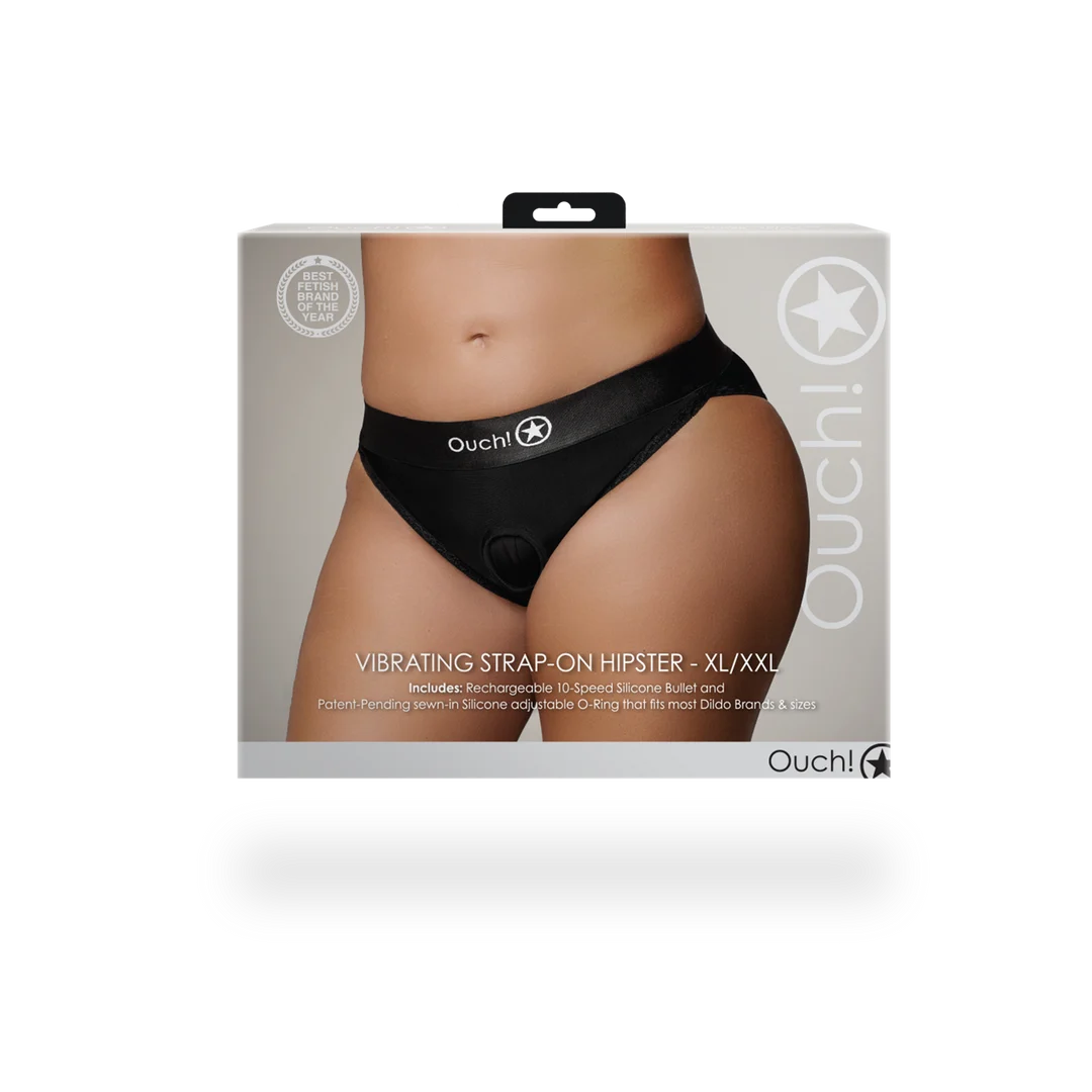 Slip hipster strap on vibrante Ouch! - immagine 8