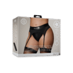 Ouch! Perizoma vibrante con strap on e reggicalze regolabili - immagine 7