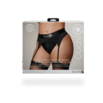 Ouch! Perizoma vibrante con strap on e reggicalze regolabili - immagine 8