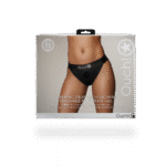 Bullet vibrante con 10 modalità – Perizoma con harness Ouch! by Shots - immagine 2