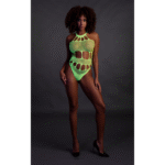 Body verde neon con scollo all’americana - immagine 3