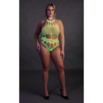 Body verde neon con scollo all’americana - immagine 9