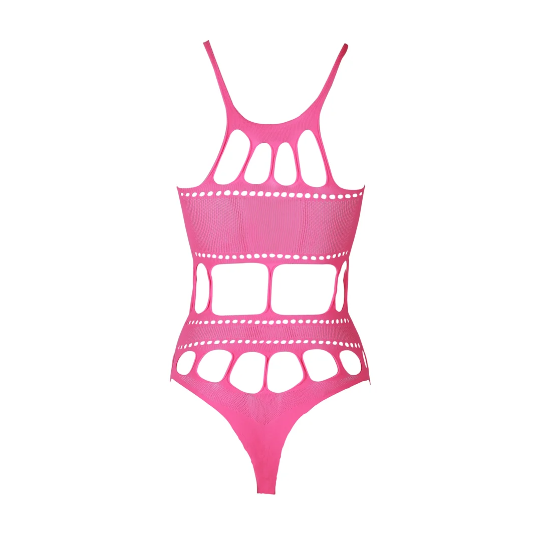 Body verde neon con scollo all’americana - immagine 18