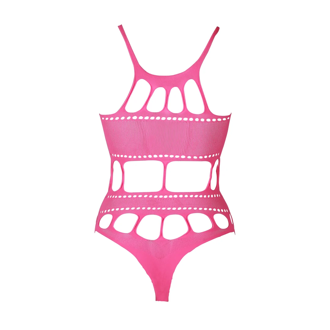 Body verde neon con scollo all’americana - immagine 24
