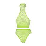 Set verde neon a collo alto con slip - immagine 6