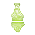 Set verde neon a collo alto con slip - immagine 12