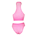 Set verde neon a collo alto con slip - immagine 18