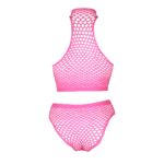 Set verde neon a collo alto con slip - immagine 24
