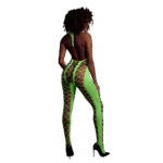 Bodystocking verde neon con collo all’americana - immagine 8