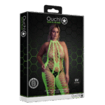 Bodystocking verde neon con collo all’americana - immagine 13