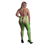 Bodystocking verde neon con collo all’americana - immagine 14