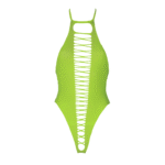 Body verde neon sgambato - immagine 5
