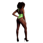 Body verde neon sgambato - immagine 2