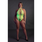 Body verde neon sgambato - immagine 9