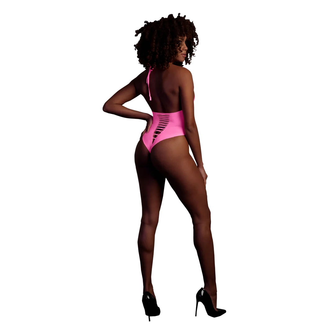Body verde neon sgambato - immagine 14