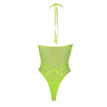 Body rosa neon con scollo all'americana - immagine 12