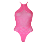Body rosa neon con scollo all'americana - immagine 17