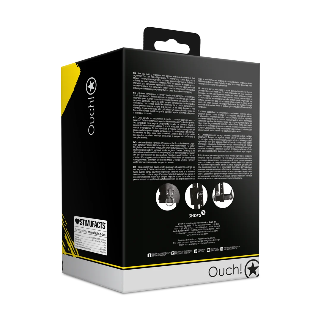 Cintura Ouch! by Shots con supporto per vibratore - immagine 2