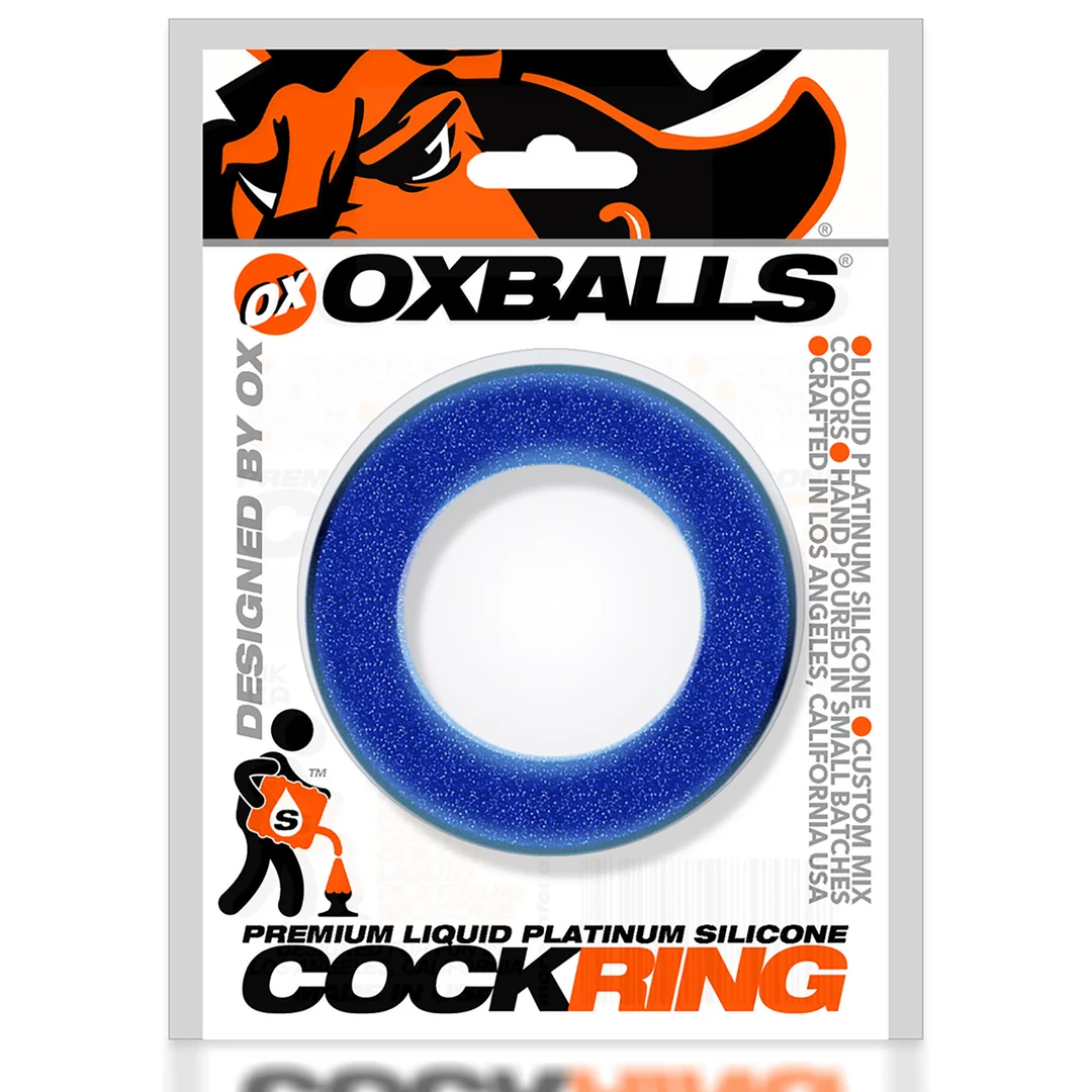 Anello fallico non vibrante in silicone morbidissimo Blueballs - immagine 1