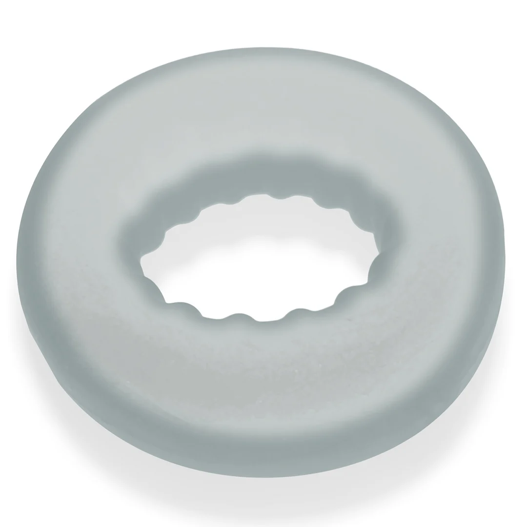 Cockring non vibrante con scanalature – Duidelijk IJs - immagine 2