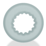 Cockring non vibrante con scanalature – Duidelijk IJs - immagine 3