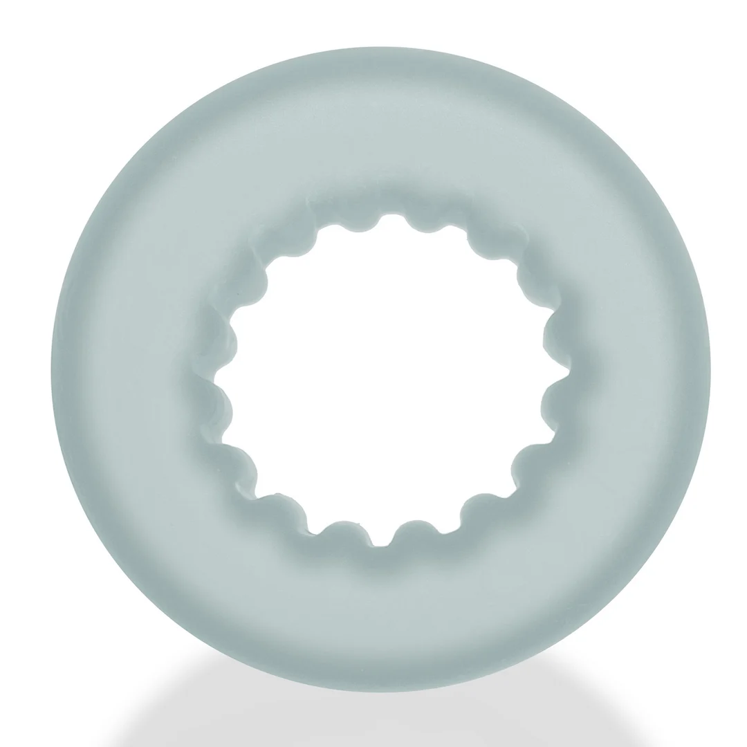 Cockring non vibrante con scanalature – Duidelijk IJs - immagine 3