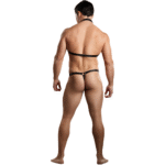 Perizoma uomo con harness e choker per un look audace – Male Power - immagine 9