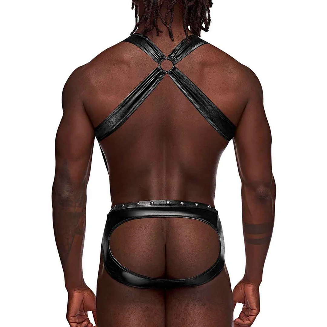 Jockbrief Male Power Uranus con fasce elastiche, L/XL, nero - immagine 5