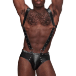 Jockbrief Male Power Uranus con fasce elastiche, L/XL, nero - immagine 8