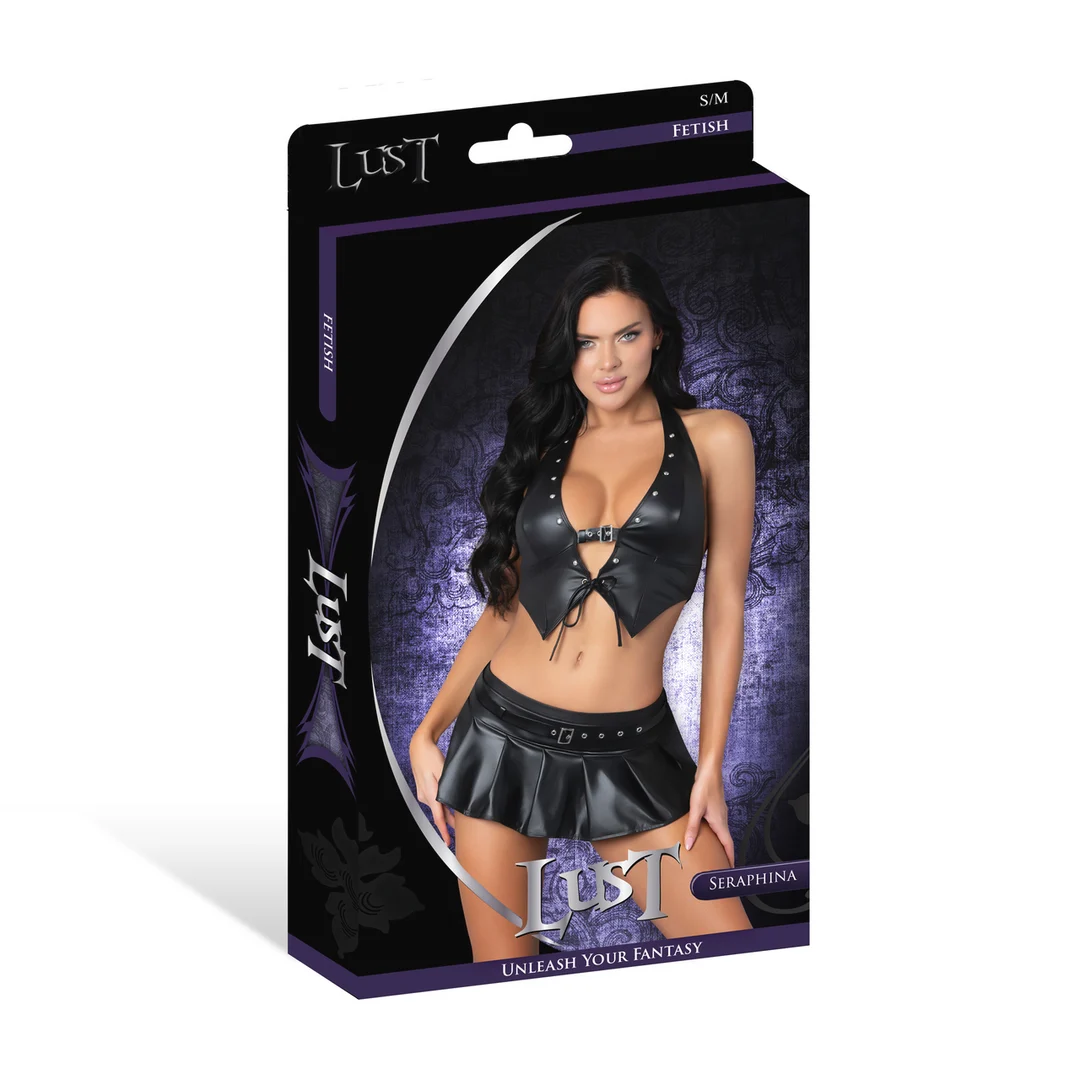 Top halter Seraphina con gonna e perizoma a G - immagine 6