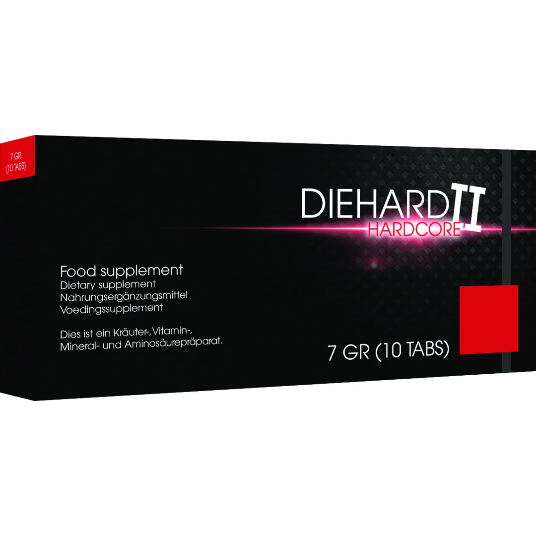Diehard II Hardcore capsule stimolanti, 10 pezzi - immagine 1