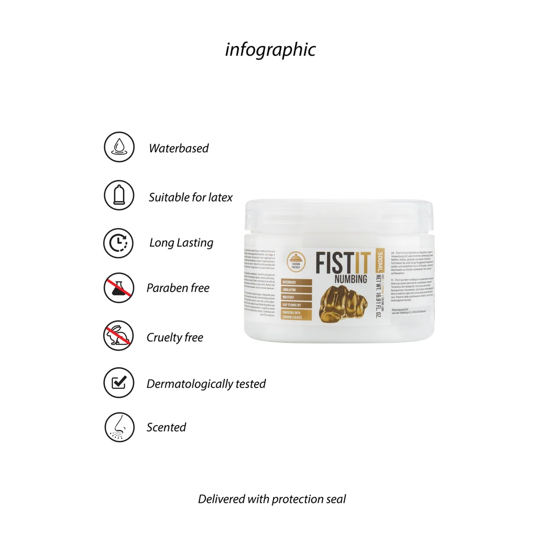 Fist It Numb lubrificante 500 ml - immagine 5