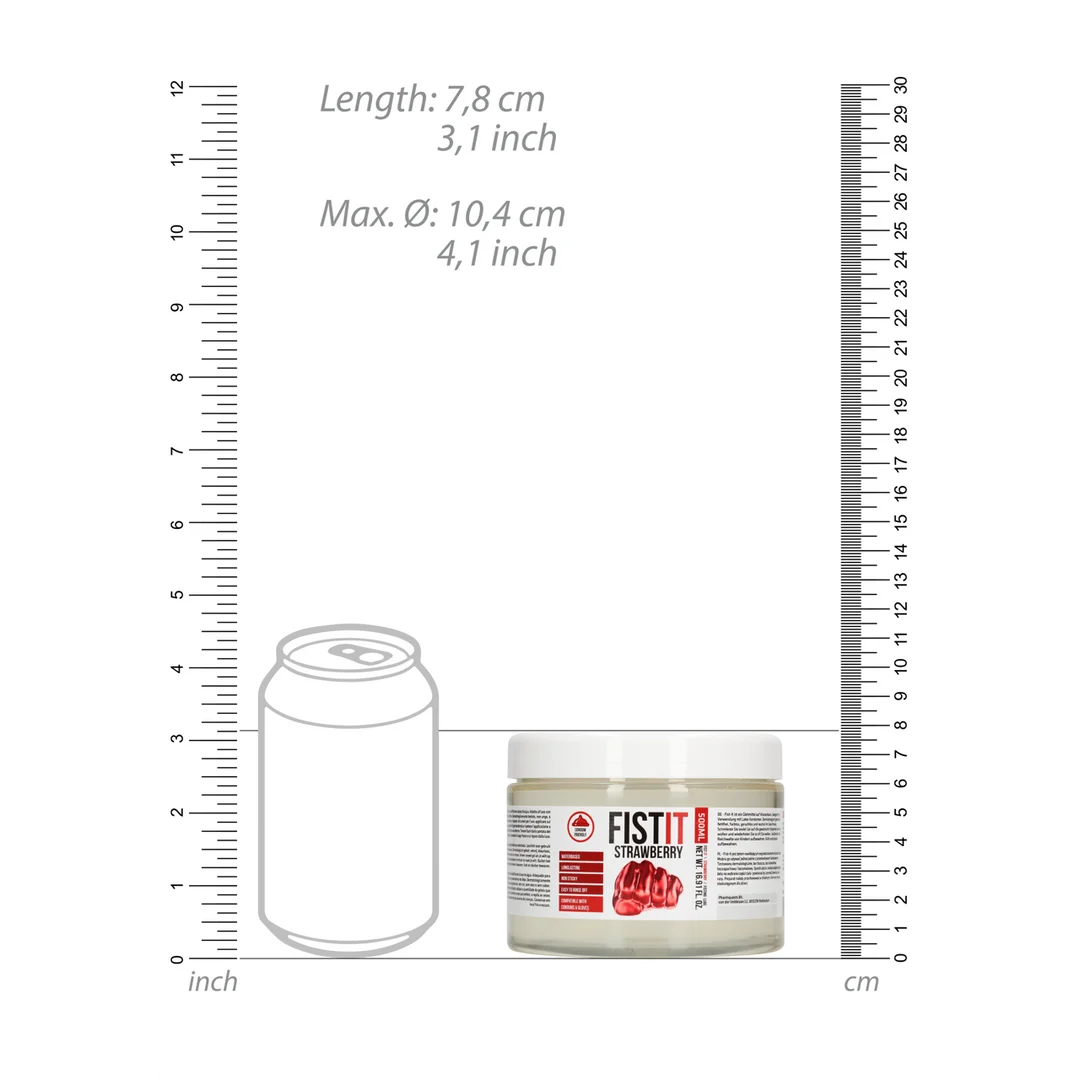 Fist It lubrificante extra denso alla fragola 500 ml - immagine 5