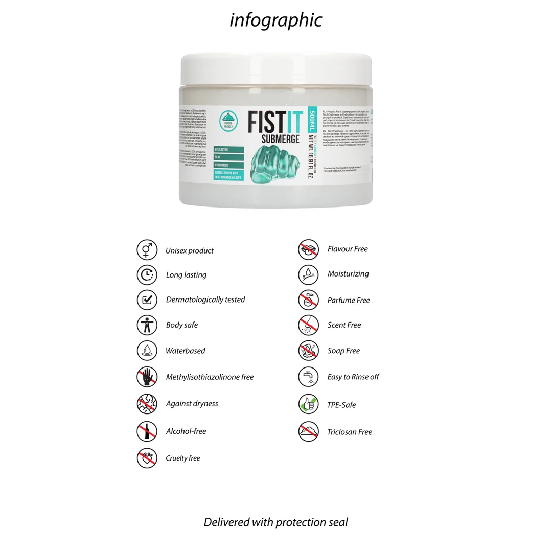 Fist It Submerge lubrificante 500 ml - immagine 4