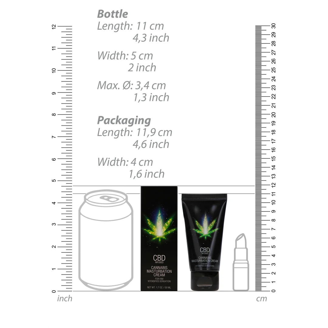 Crema masturbatoria al CBD Pharmquests by Shots per lui, 50 ml - immagine 6