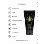 Lubrificante neutro, crema masturbatoria al CBD per la vulva, senza profumo e senza sapore, 50 ml, Pharmquests by Shots - immagine 4