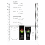 Lubrificante neutro, crema masturbatoria al CBD per la vulva, senza profumo e senza sapore, 50 ml, Pharmquests by Shots - immagine 6