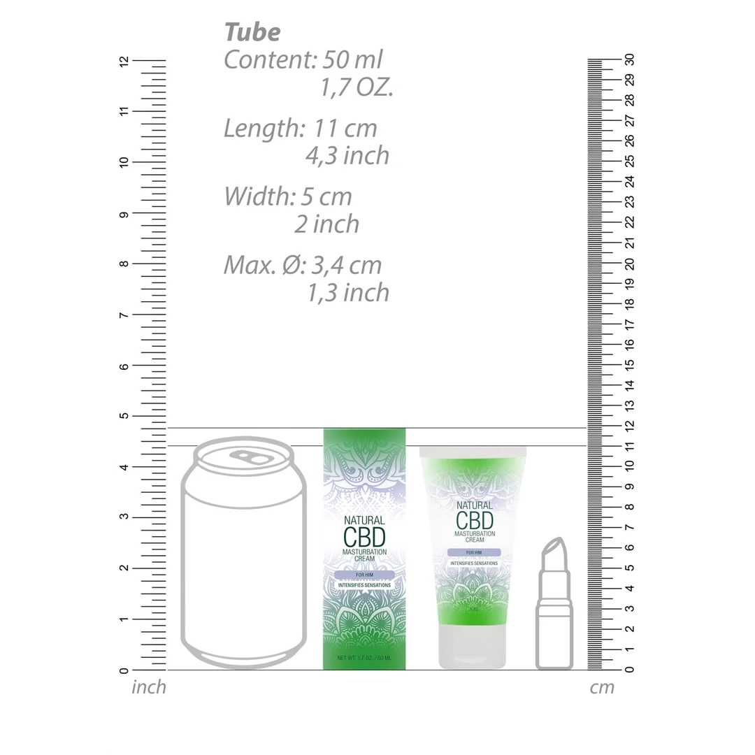 Pharmquests by Shots Crema masturbatoria al CBD per lui, 50 ml - immagine 6