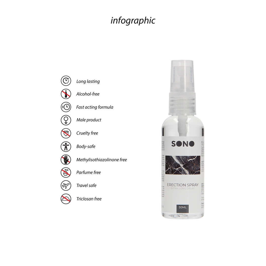 Spray ritardante Delay Spray per l’erezione 50 ml (1,7 fl oz) - immagine 1