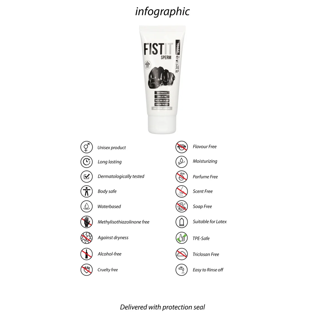 Lubrificante spermicida Fist It 100 ml - immagine 2
