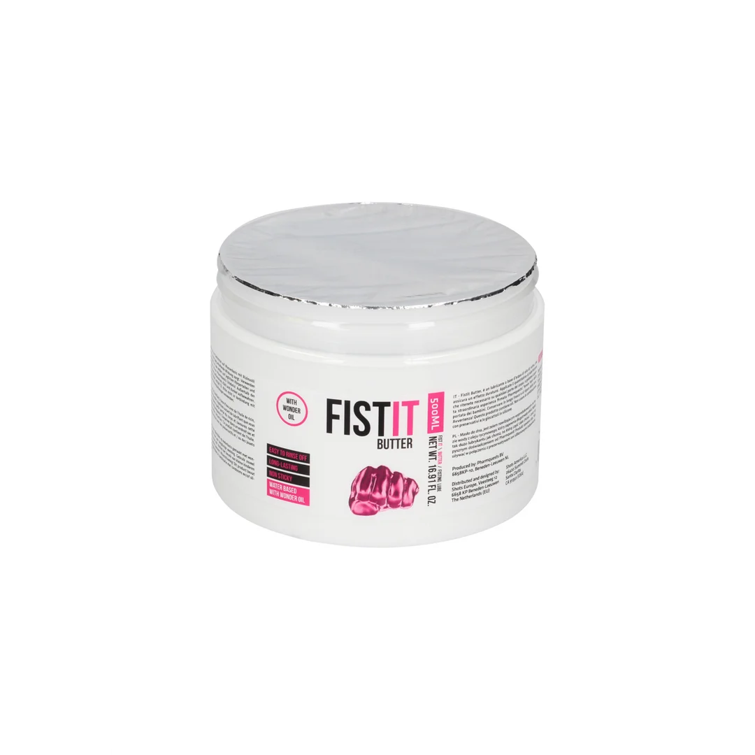Lubrificante a base d'acqua, effetto prolungato, senza profumo e senza gusto, 500 ml, Fist It by Shots - immagine 3